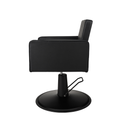 Czarny fotel fryzjerski MIAMI