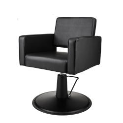 Black Miami hairdressing salon chair