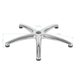 Podstawa do fotela fryzjerskiego krzyżak L008