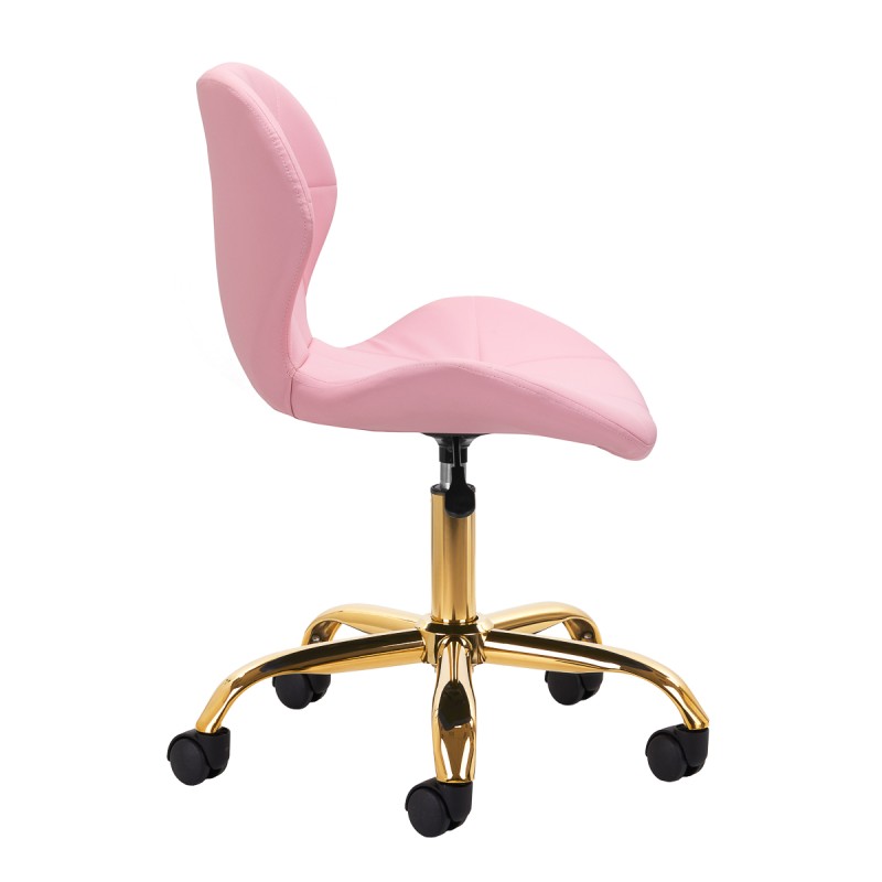 Pink cosmetic stool