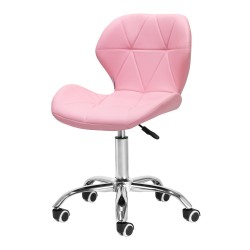 Taboret kosmetyczny QS-06 różowy