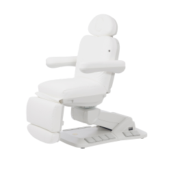 Fotel kosmetyczny Elektryczny TENDER NEO biały obrotowy -Fotele kosmetyczne elektryczne- 