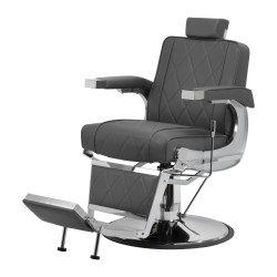 Hair System fotel barberski BM88066 szary