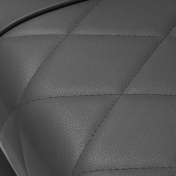 Szara fotele barberski, nowoczesny design.