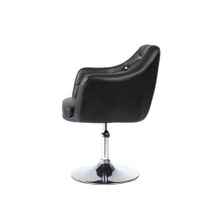 Fotel fryzjerski Blink  Czarny z kryształkami -Krzesła kosmetyczne- 