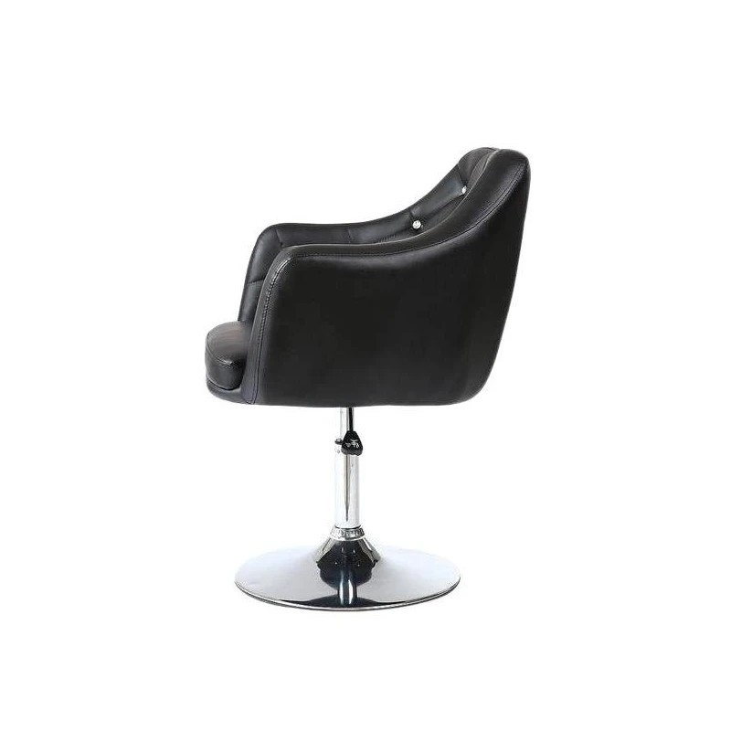Fotel fryzjerski Blink  Czarny z kryształkami -Krzesła kosmetyczne- 