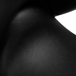 Black and gold cosmetic stool