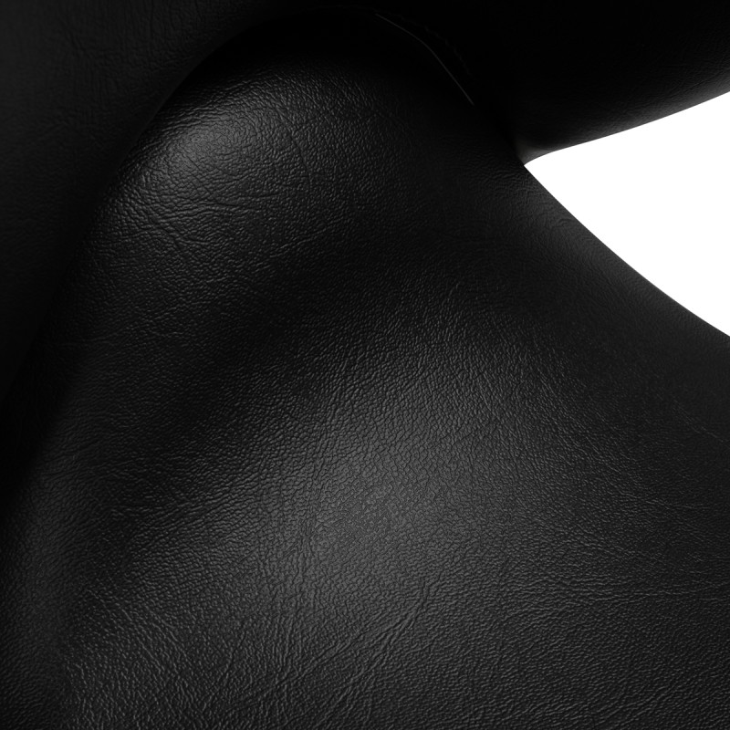 Black and gold cosmetic stool