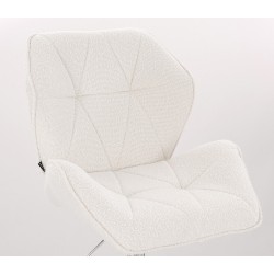 Hoker Hr212K Kremowy Baranek Czarna Podstawa