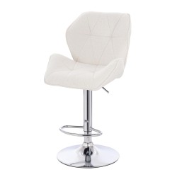 Hoker Hr212W Kremowy Baranek Chromowana Podstawa