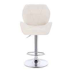 Hoker Hr212W Kremowy Baranek Chromowana Podstawa