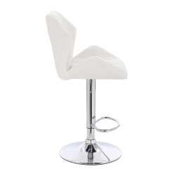 Hoker Hr212W Kremowy Baranek Chromowana Podstawa