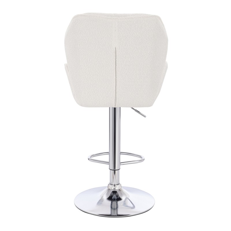 Hoker Hr212W Kremowy Baranek Chromowana Podstawa