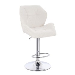 Hoker Hr212W Kremowy Baranek Chromowana Podstawa