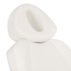 Biały elektryczny fotel do zabiegów kosmetycznych