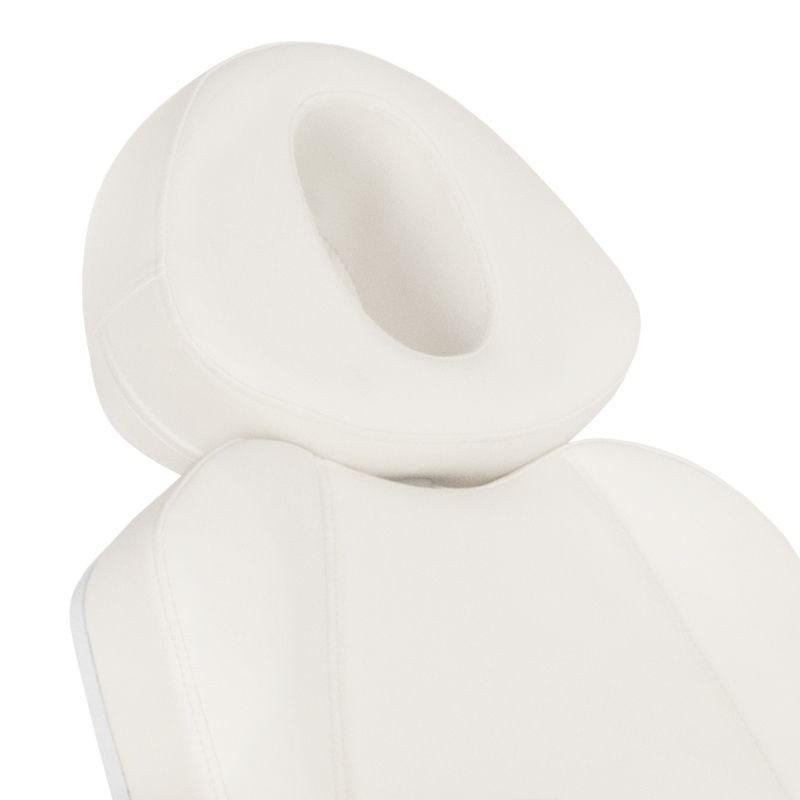 Biały elektryczny fotel do zabiegów kosmetycznych