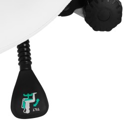 Taboret kosmetyczny 1004 Giovanni biały