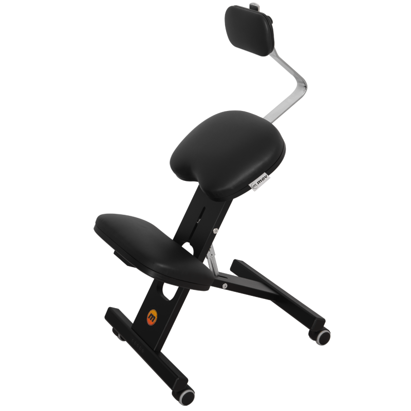 Klękosiad z podparciem ERGO LUX Heban Plus -Strona główna- 