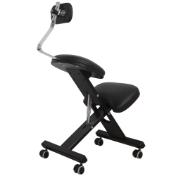 Klękosiad z podparciem ERGO LUX Heban Plus -Strona główna- 