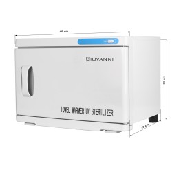 Podgrzewacz do ręcznikow ze sterylizatorem UV-C 16 L biały