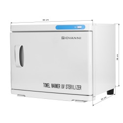 Podgrzewacz do ręcznikow ze sterylizatorem UV-C 23 L biały