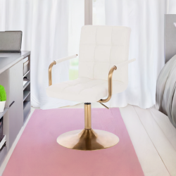 Miracle Np Biały Złota Podstawa -Krzesła kosmetyczne- 