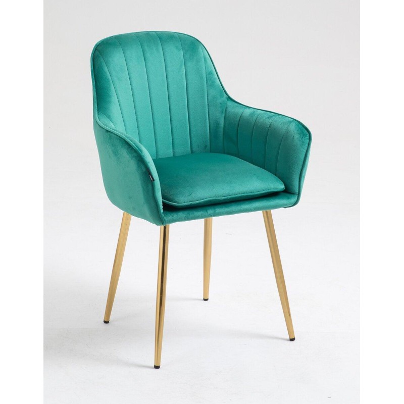 Fotel Hr2022 Butelkowa Zieleń Welur