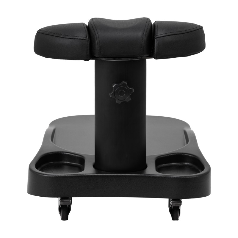 Czarny wózek prysznicowy do pedicure Zaffiro