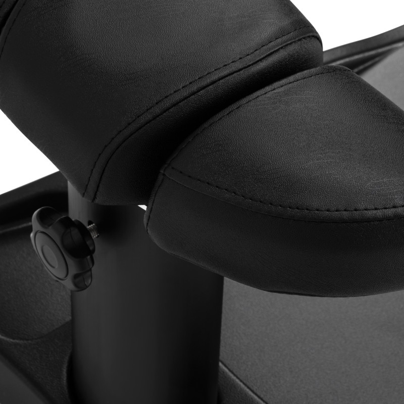 Czarny wózek prysznicowy do pedicure Zaffiro