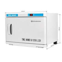 Podgrzewacz do ręcznikow ze sterylizatorem UV-C 16 L biały