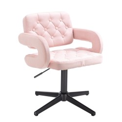 Hoker SURFCross Pudrowy Róż Welur Czarna Podstawa