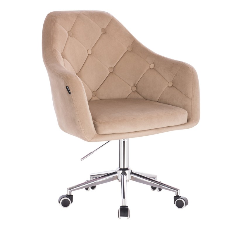 Hoker DERMEA K Latte Welur Chromowana Podstawa