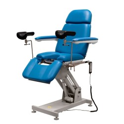 Fotel ginekologiczny - 3 silniki  - ILIAQ - niebieski -Strona główna-