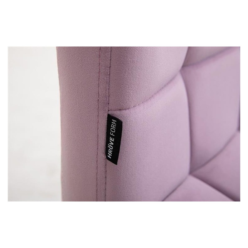 Fotel Hr7009K Wrzosowy Chromowana Podstawa