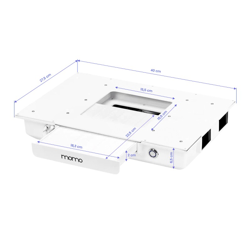 Biurko kosmetyczne MOMO 05-SL z pochłaniaczem
