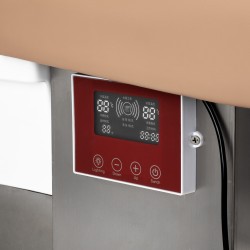 Beige head-spa washing lounger