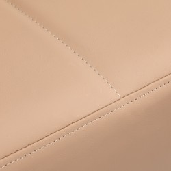 Beige reclining salon shampoo chair