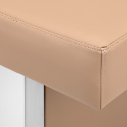 Beige reclining salon shampoo lounger