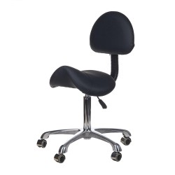 Taboret Kosmetyczny By-8373 Czarny