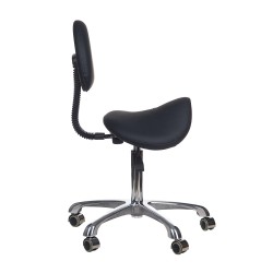 Taboret Kosmetyczny By-8373 Czarny