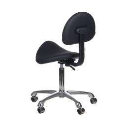 Taboret Kosmetyczny By-8373 Czarny