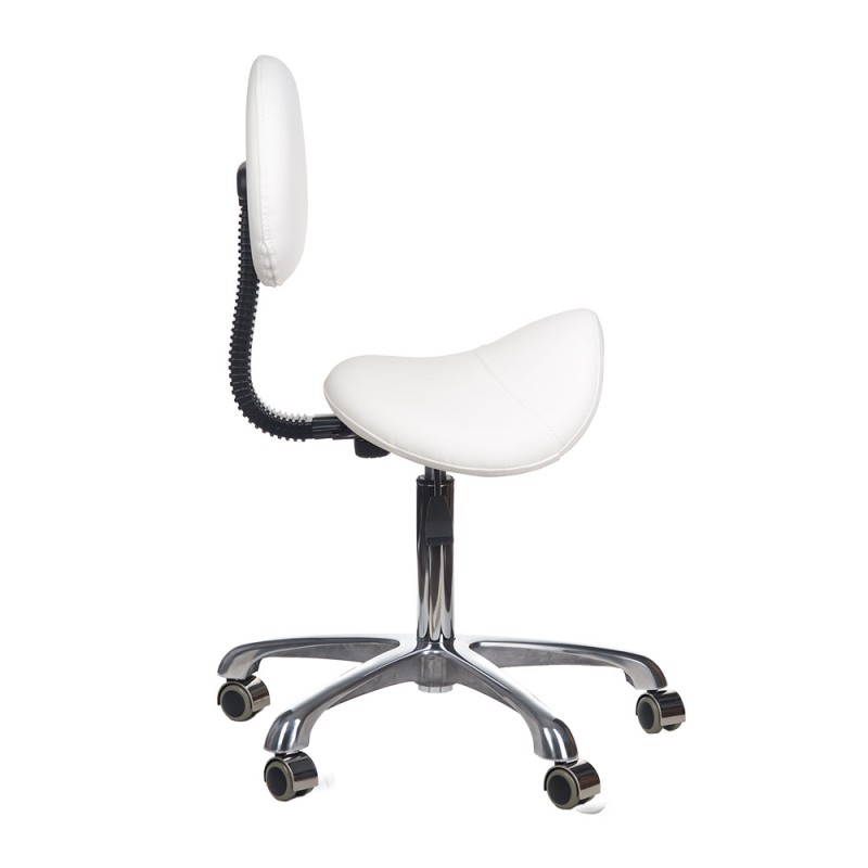 Taboret Kosmetyczny By-8373 Biały