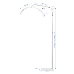 Lampa zabiegowa do rzęs GLOW FX07 biała