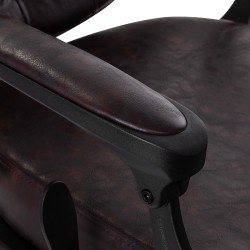 Gabbiano fotel barberski President Brązowy