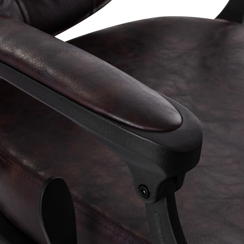 Gabbiano fotel barberski President Brązowy