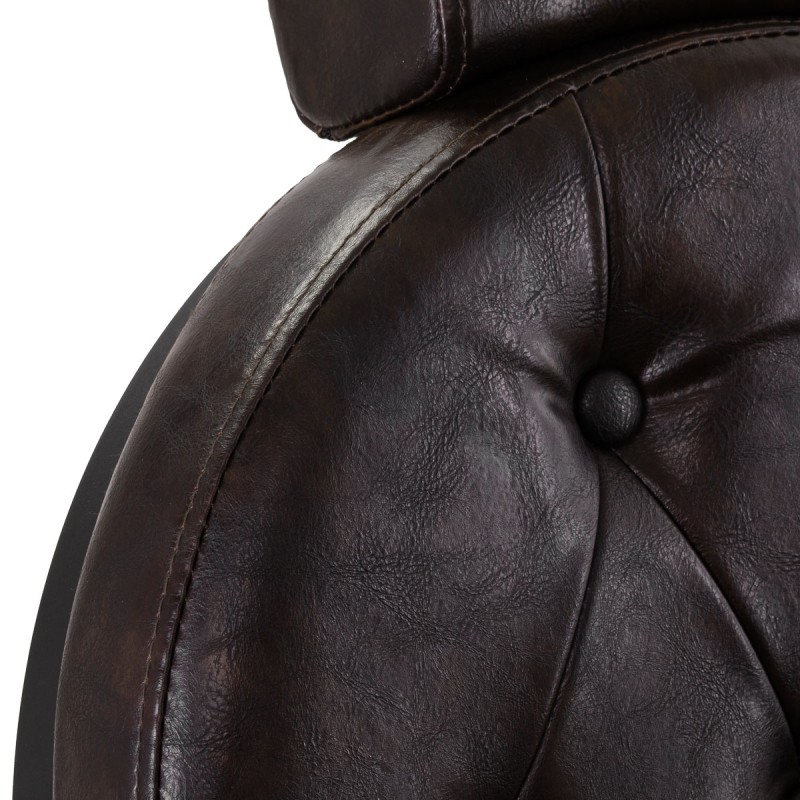 Gabbiano fotel barberski President Brązowy