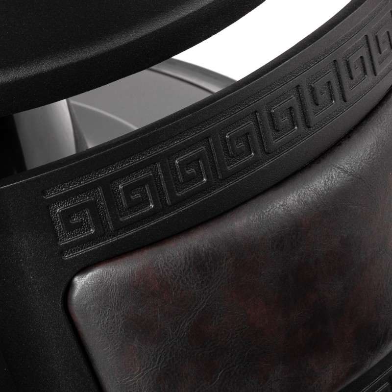 Gabbiano fotel barberski President Brązowy