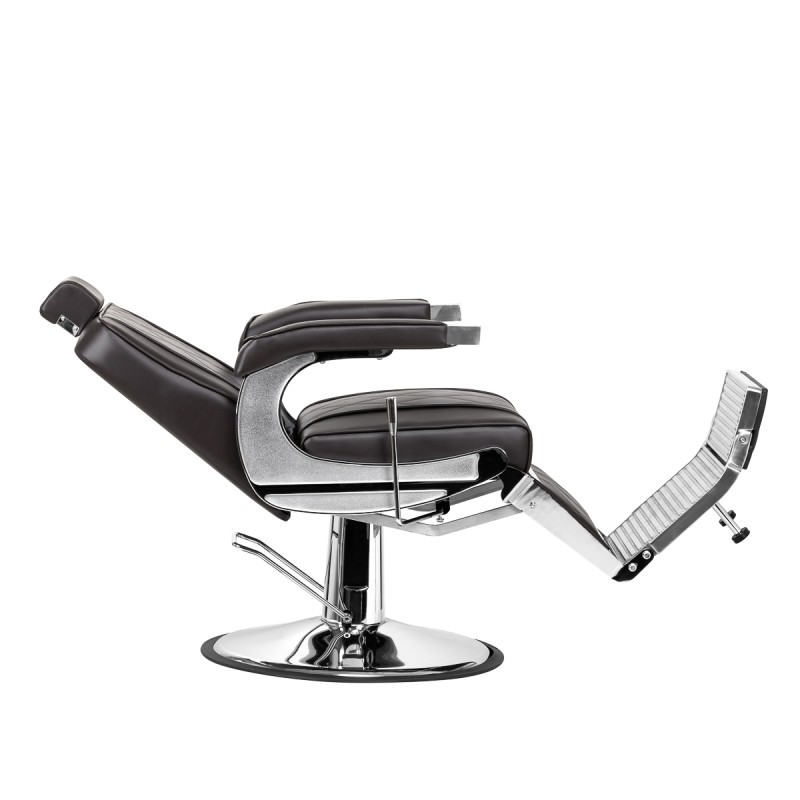 Hair System fotel barberski BM88066 brązowy