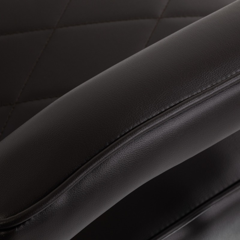 Hair System fotel barberski BM88066 brązowy