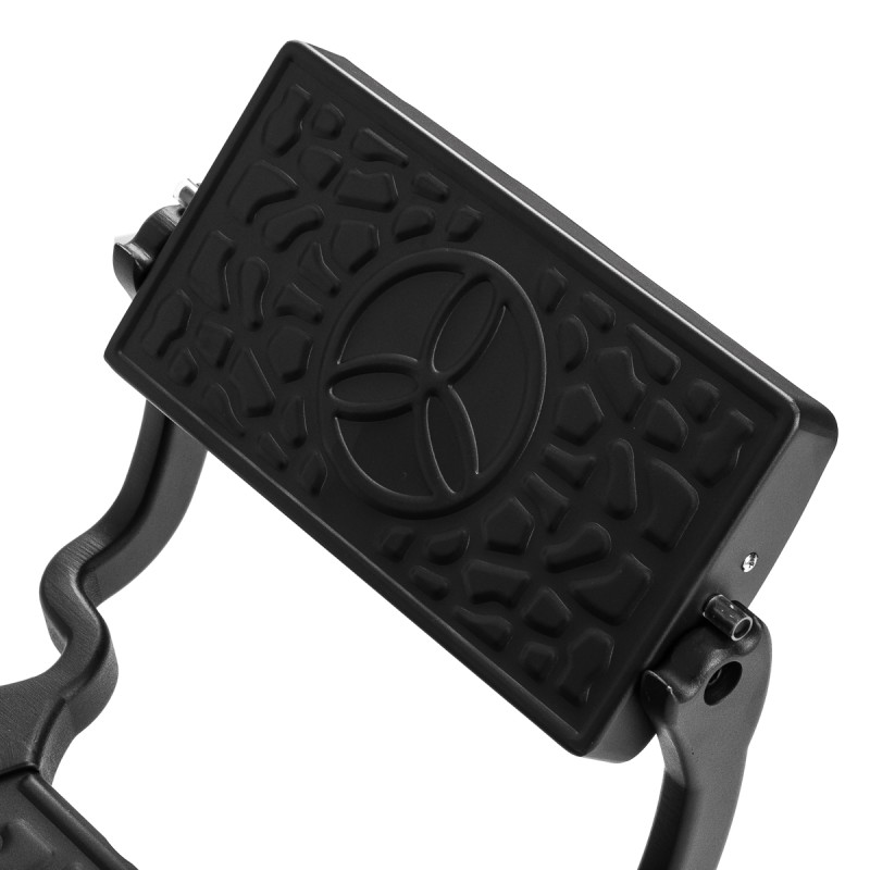 Gabbiano Fotel barberski Niccolo czarny bezguzikowy